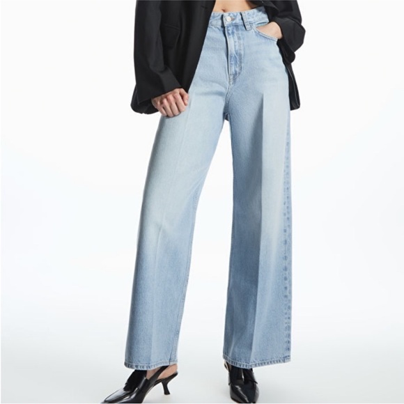 Anthropologie COS Tide High Rise Wide Leg Jeans - Picture 2 of 8